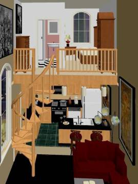 Tiny Space Artist Loft